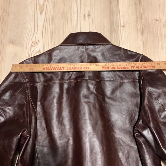 Armani Exchange Genuine Leather Jacket - Picture 6 of 11